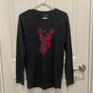 Women’s waffle knit Christmas shirt
